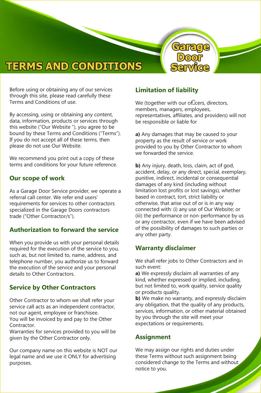 Master Garage Door Repair Service Morris Plains, NJ 973-437-3551